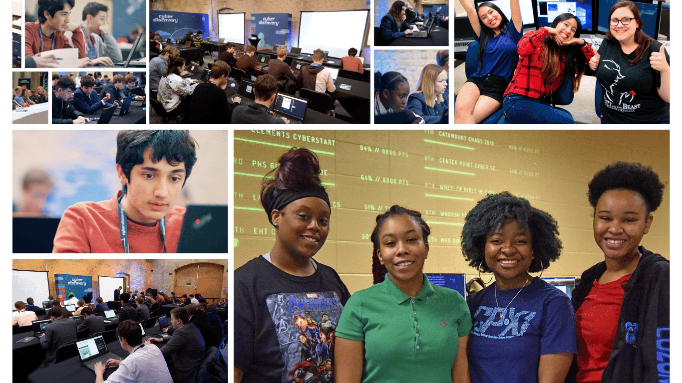 Various community members that took part in programmes involving CyberStart